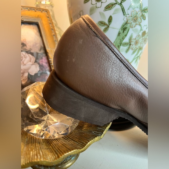 Barker of Earls Barton slip on Loafers taupe brown made in England - Picture 4 of 10